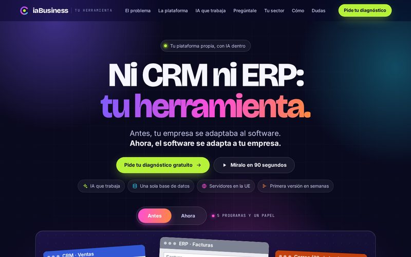 Ni CRM ni ERP: tu herramienta